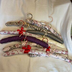 10 Miscellaneous Padded Hangers. (1045)